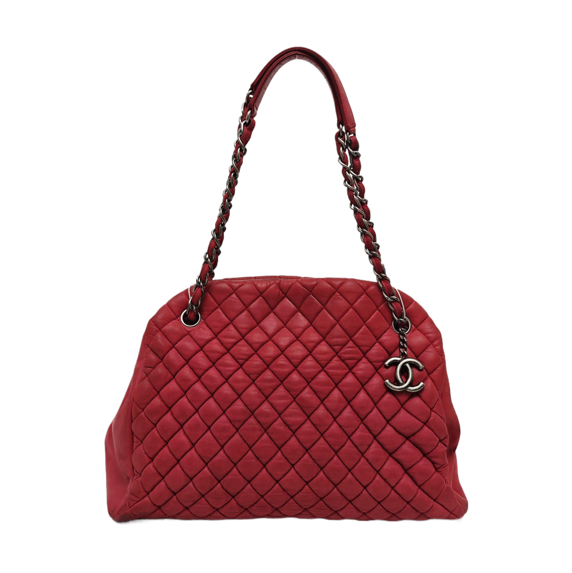 Authenticated pre-owned  JUST MADEMOISELLE Quilted Calfskin Pink - Shoulder Bag at Looply