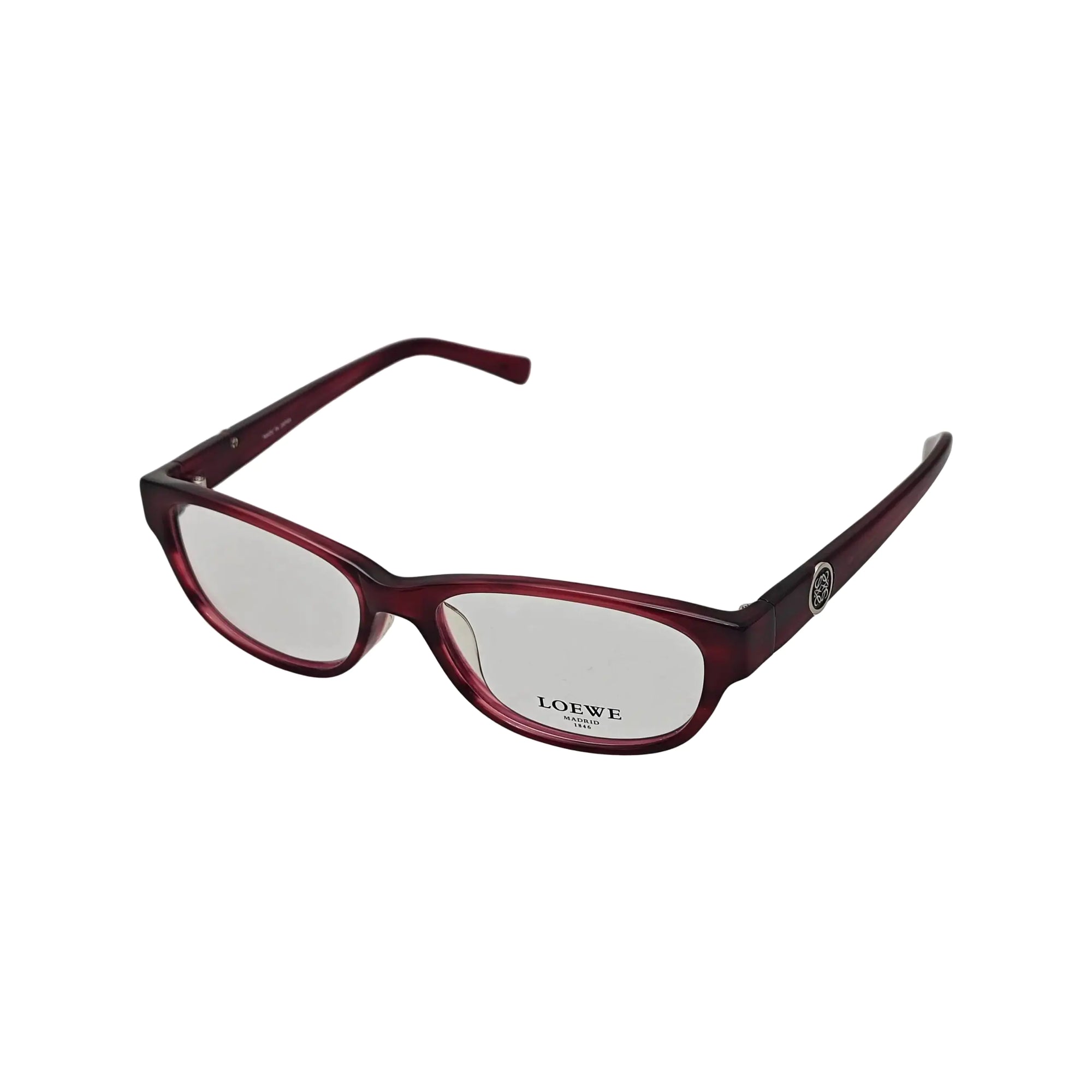 Synthetic Eyeglasses Red