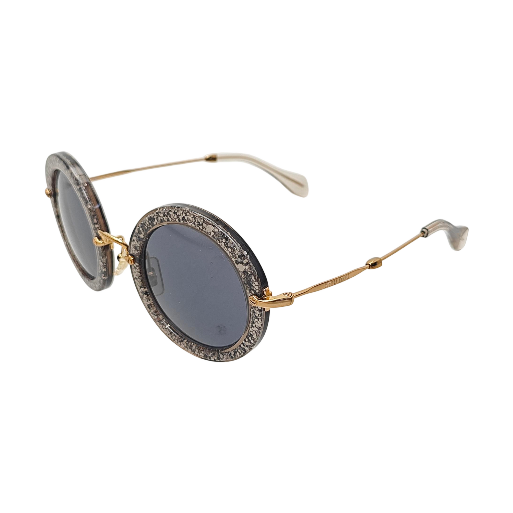 Blue Synthetic Sunglasses