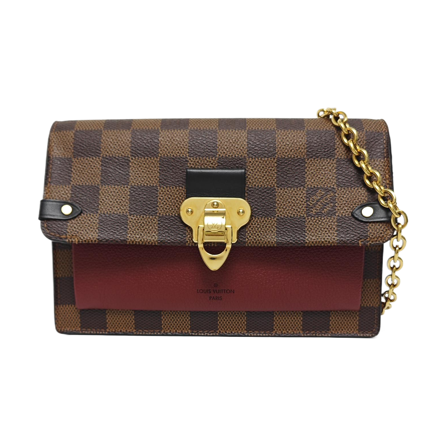VAVIN Damier Ebene Coated Canvas Brown