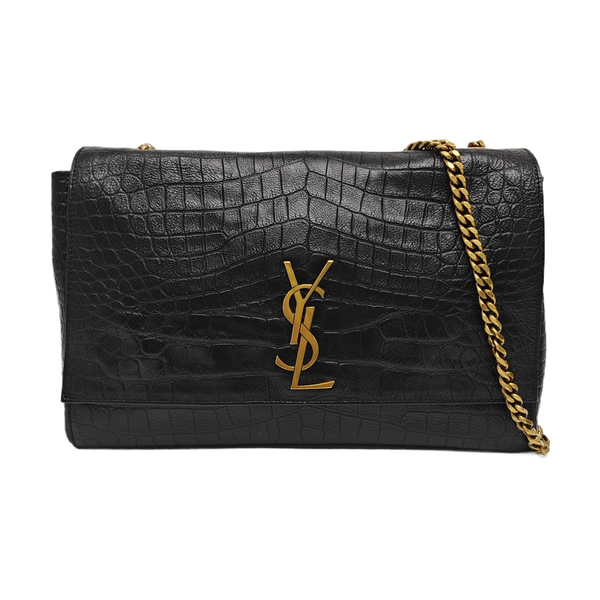 Calfskin Shoulder Bag Black