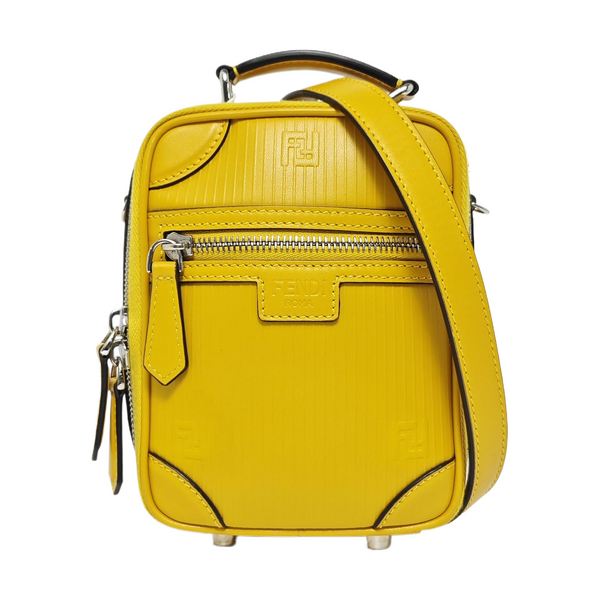 Calfskin Shoulder Bag Mini Yellow