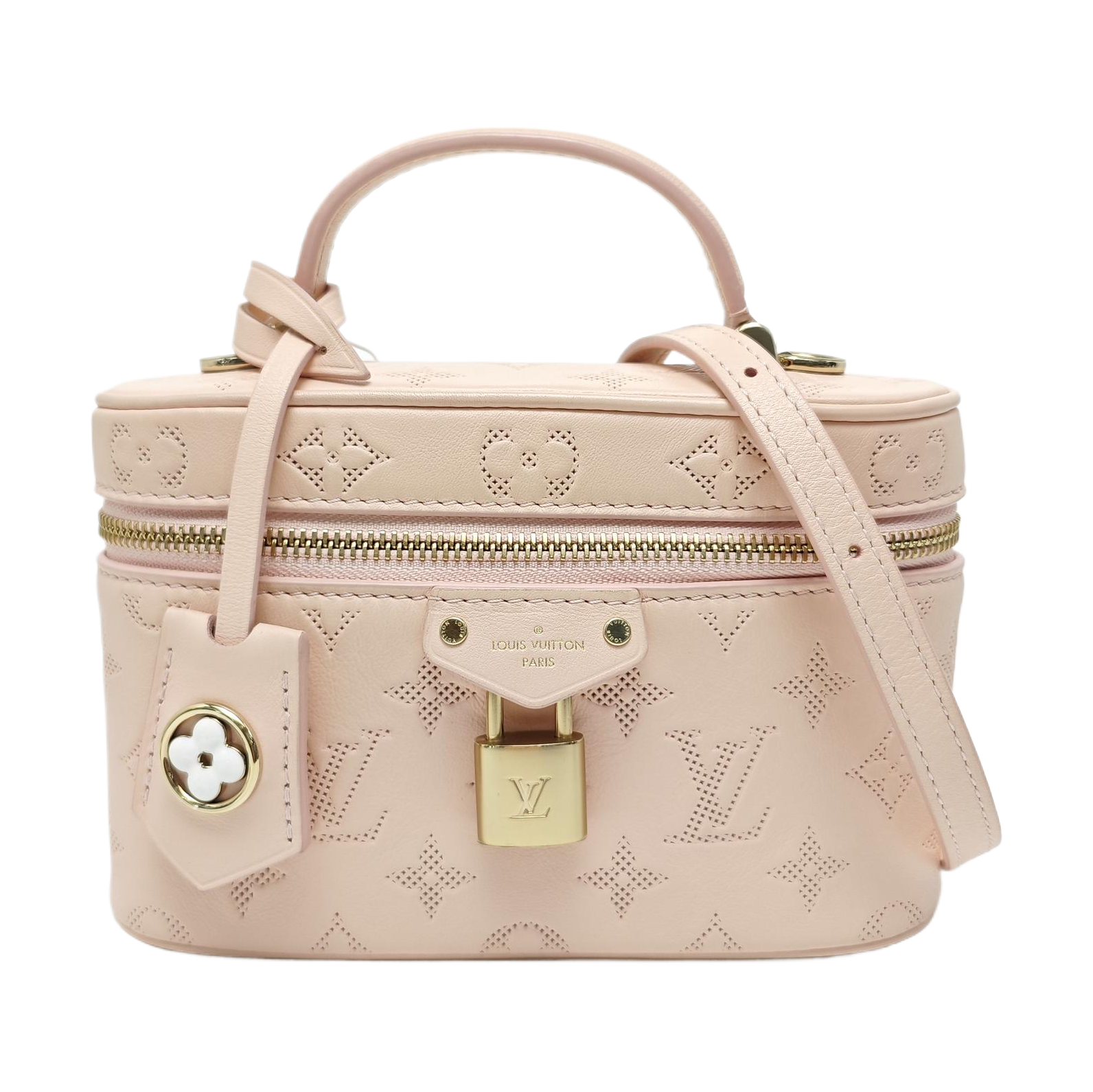 Vanity Chain Pouch PM Monogram Calfskin Pink