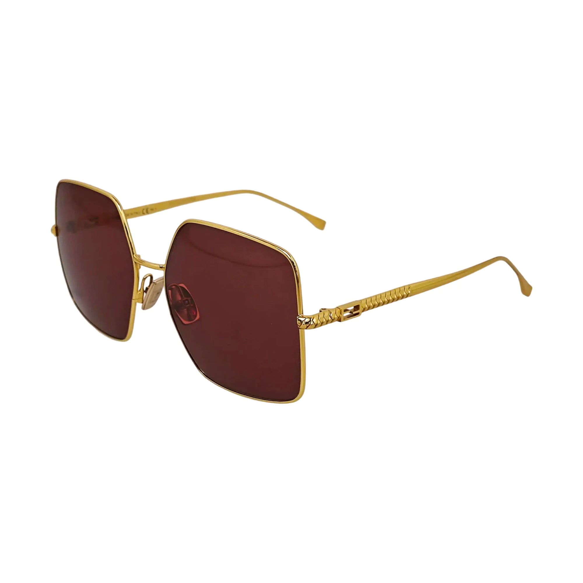 Metal Sunglasses Red