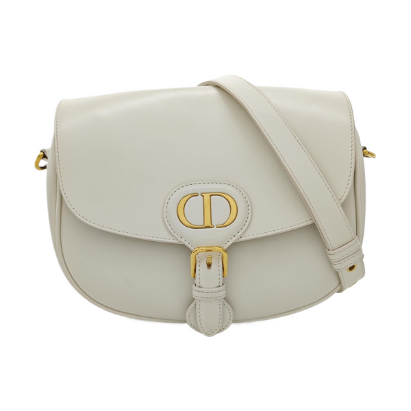 Bobby Medium Calfskin White