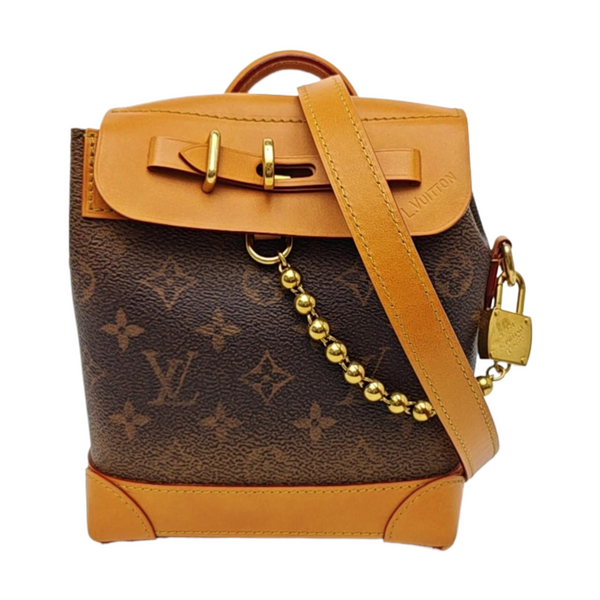 STEAMER Monogram Coated Canvas Brown