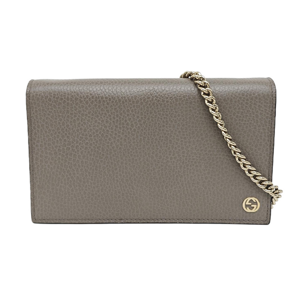 GG Marmont Super Mini Calfskin Gray