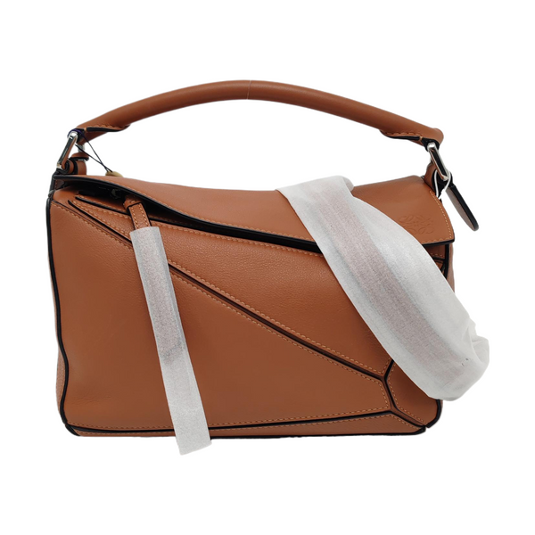 Puzzle Small Calfskin Brown