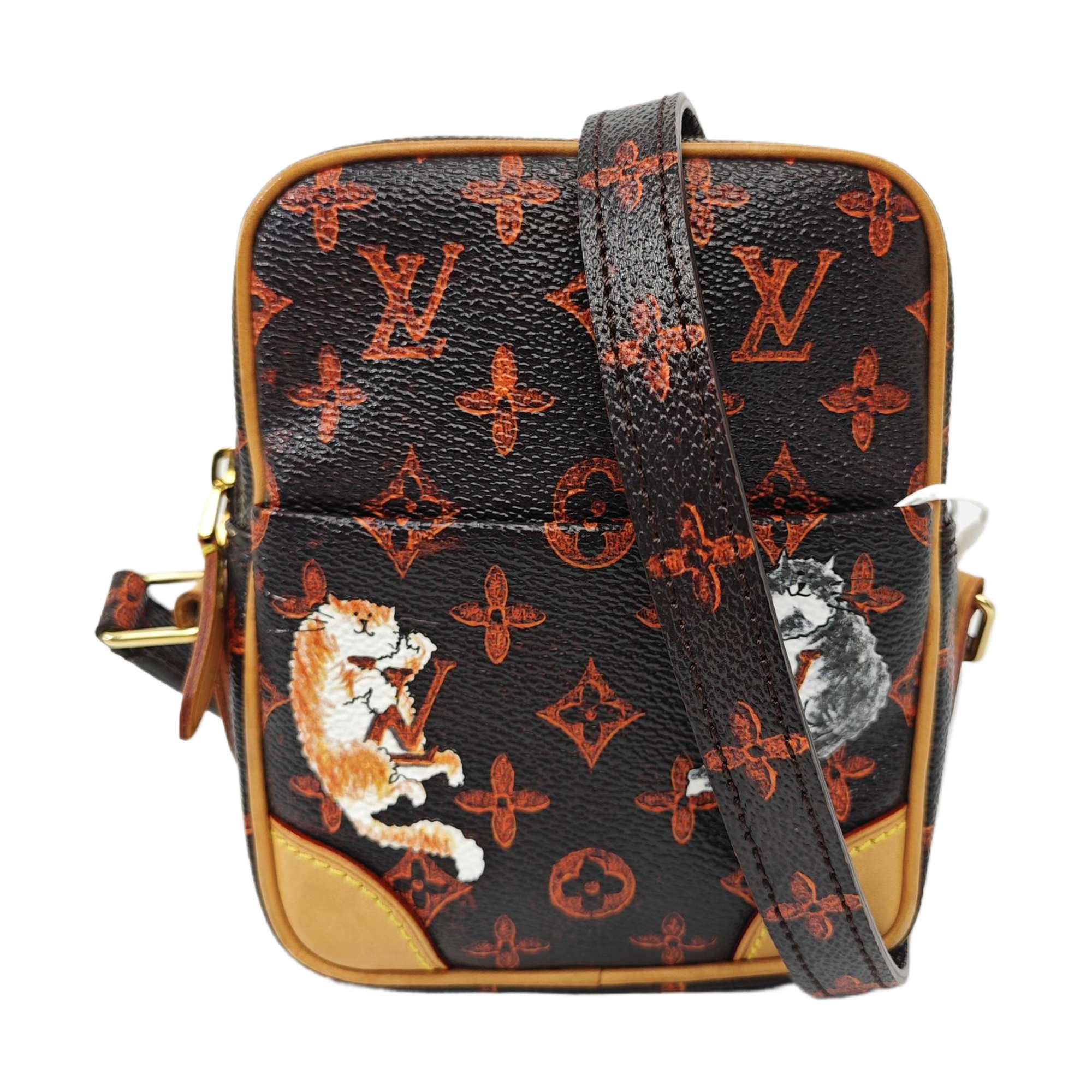 DANUBE Monogram Coated Canvas Brown