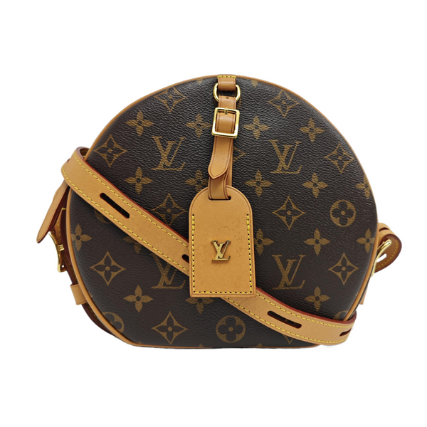 BOITE CHAPEAU MM Monogram Coated Canvas Brown