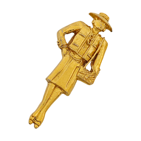 Coco Mademoiselle Metal Gold Brooch