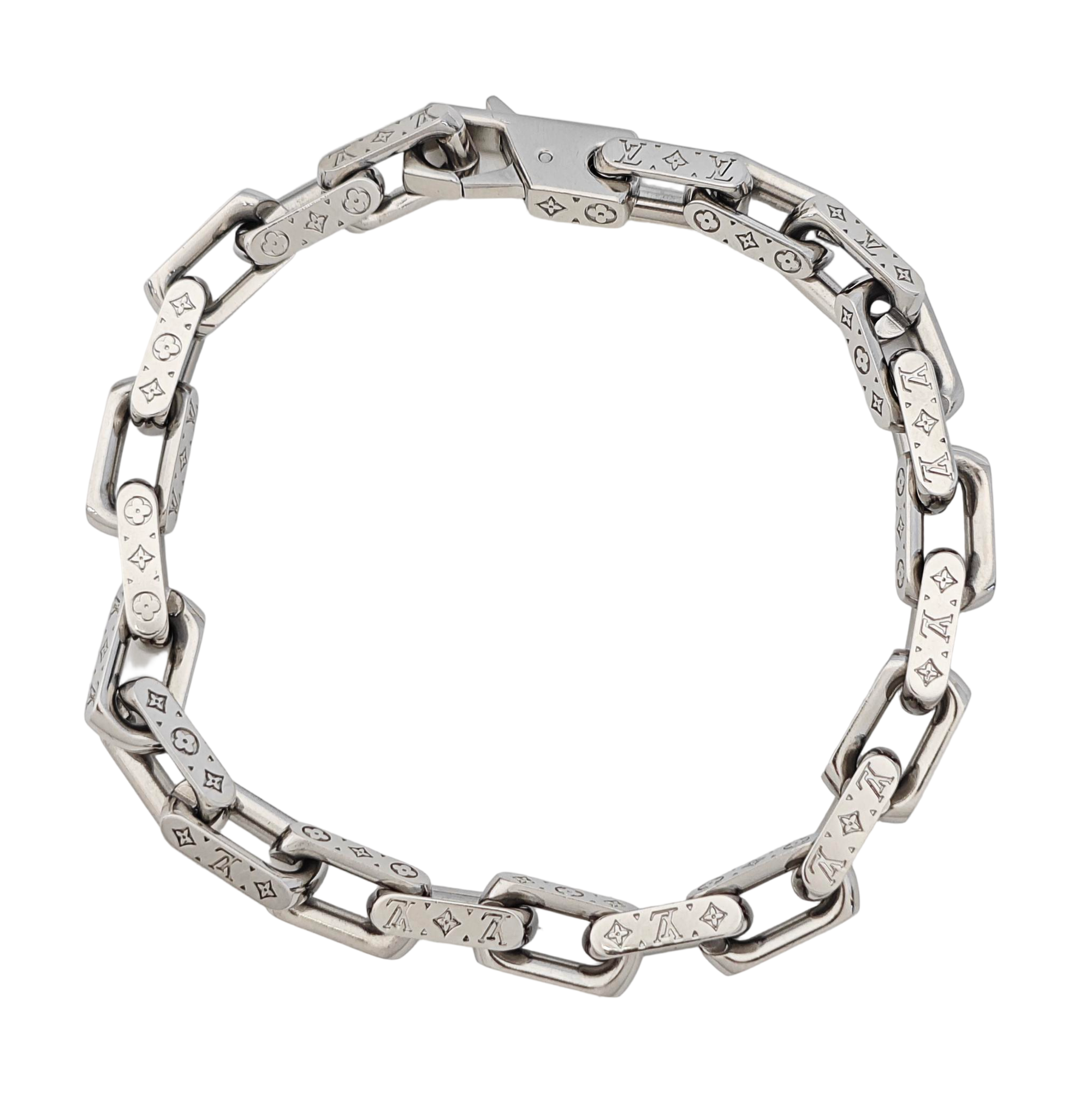 MONOGRAM Metal Silver Bracelet