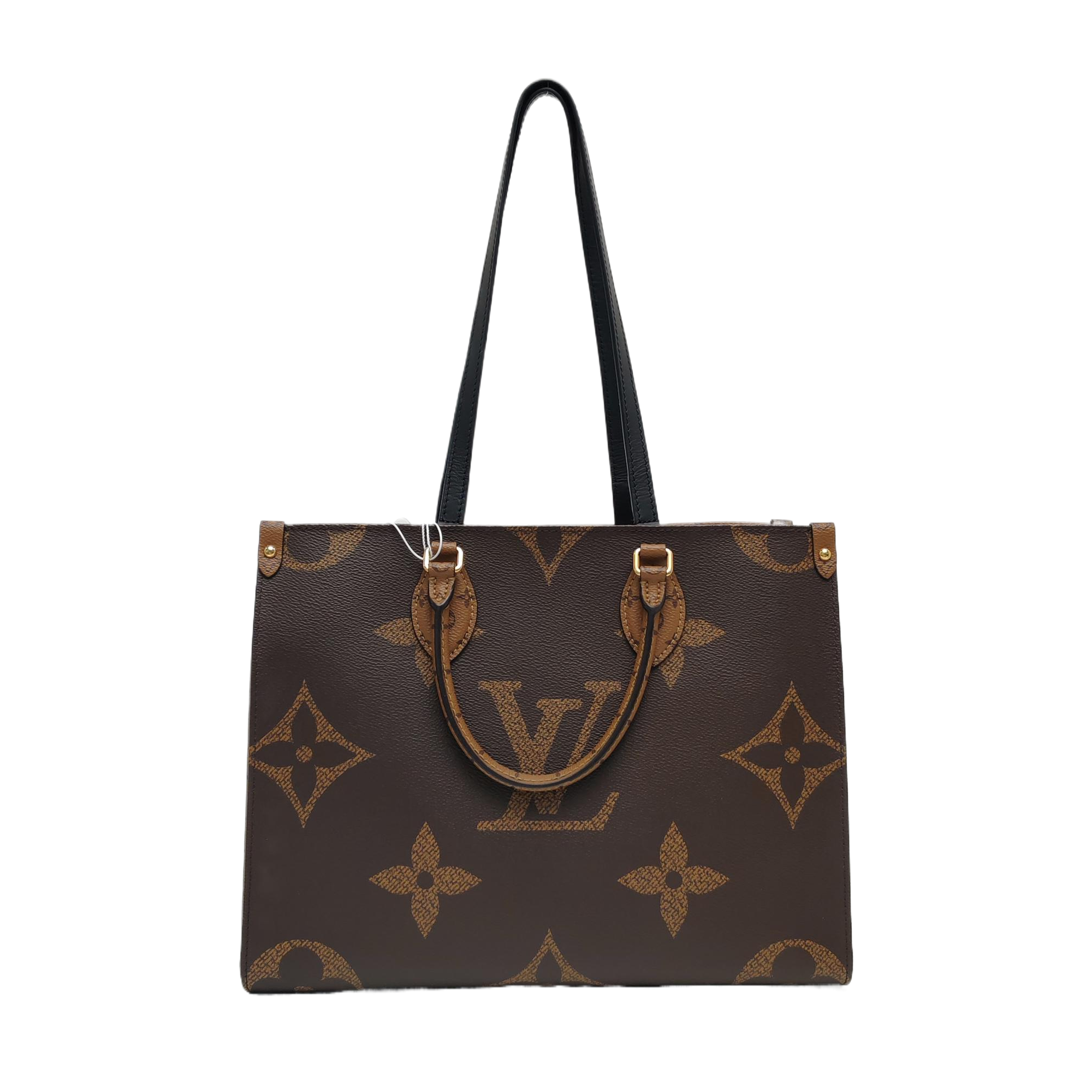 ONTHEGO MM Monogram Coated Canvas Brown