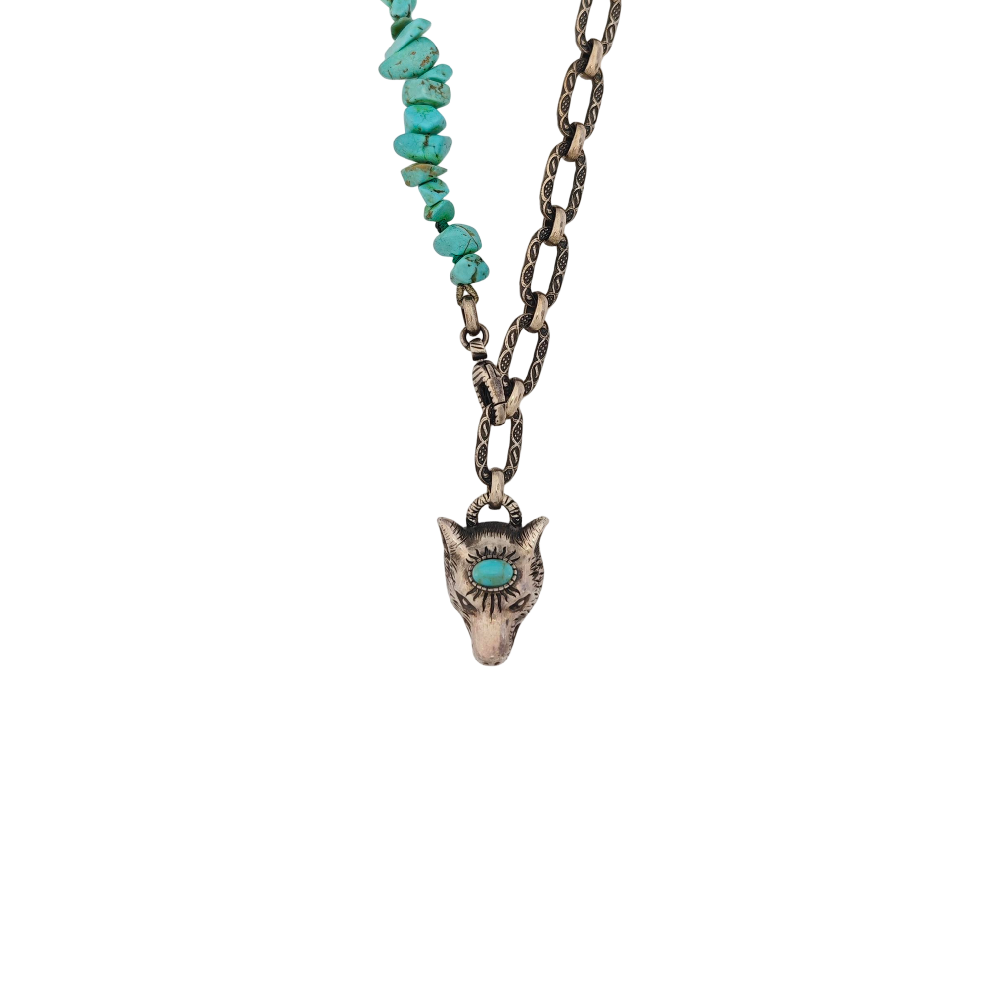 925 Sterling Silver Blue Necklace