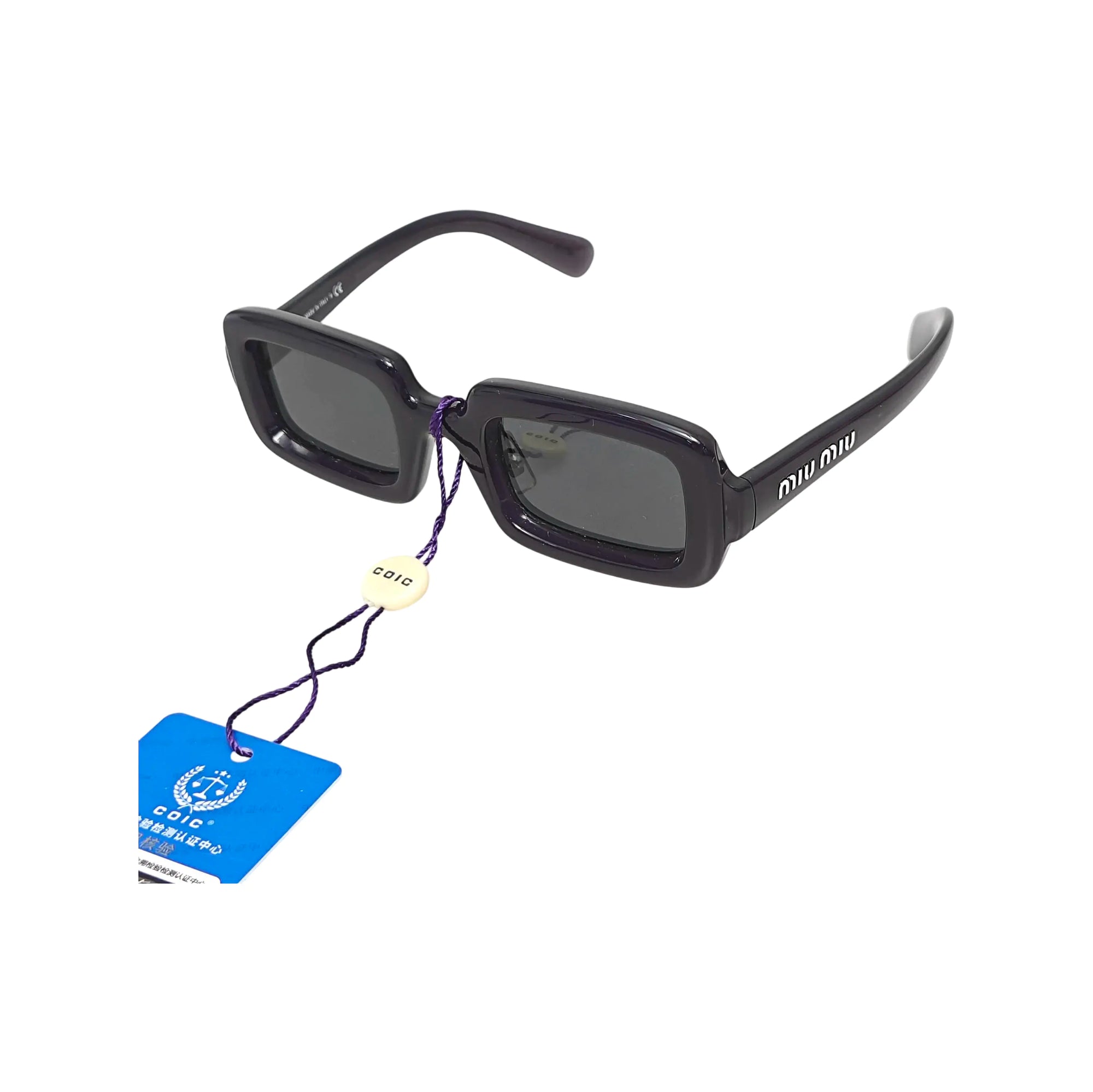 Synthetic Sunglasses Black