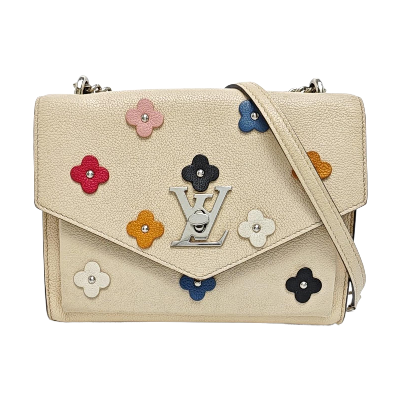 LOCKME BB Calfskin Beige