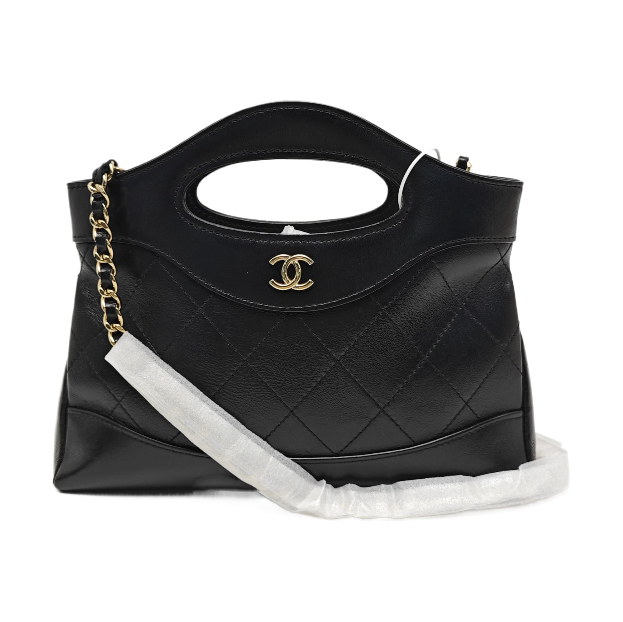 CHANEL 31 Nano Quilted Calfskin Black
