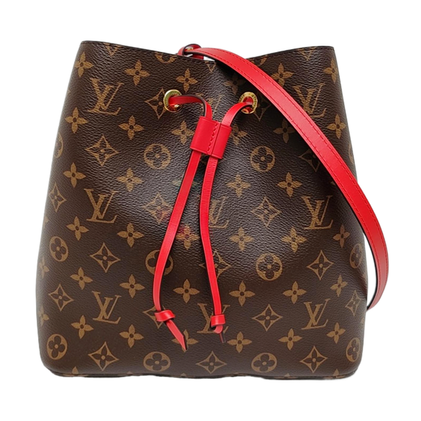 NÉONOÉ MM Monogram Coated Canvas Brown