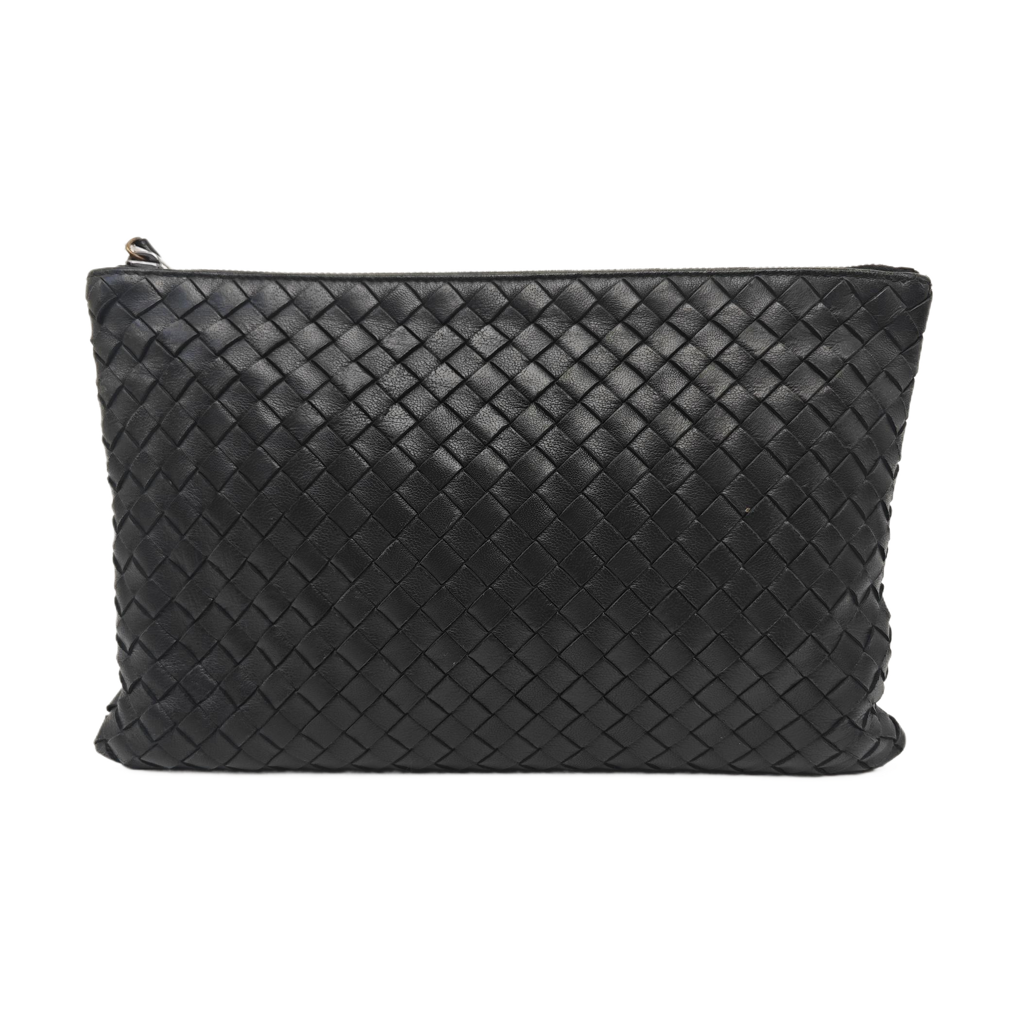 Calfskin Clutch Black