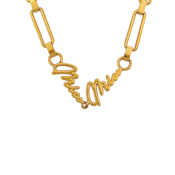 Metal Gold Necklace