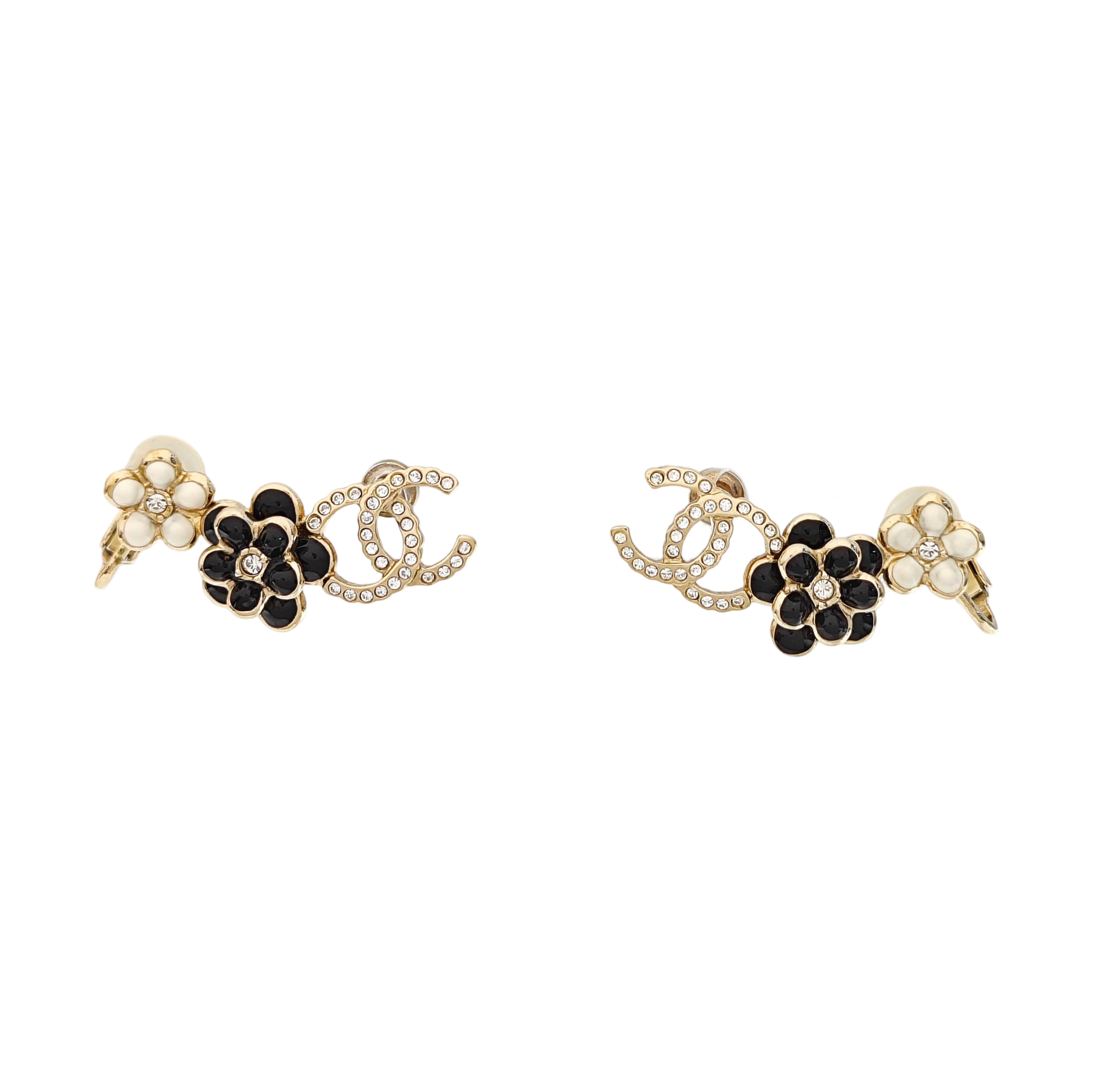 Metal Gold Stud Earrings