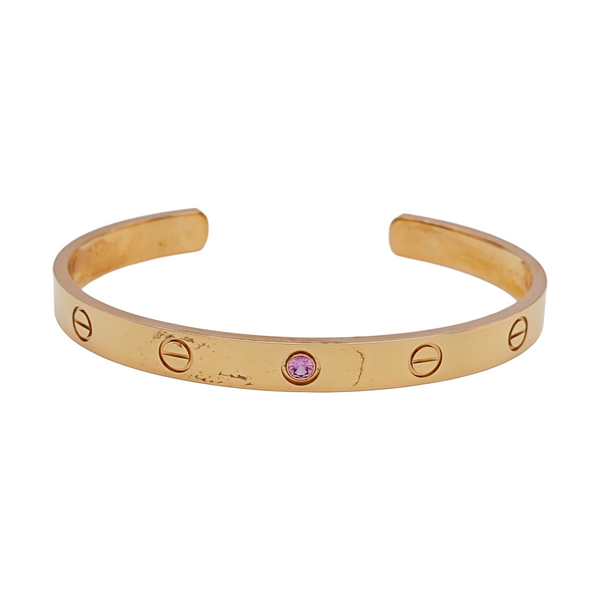 LOVE 18k Rose Gold Bangle