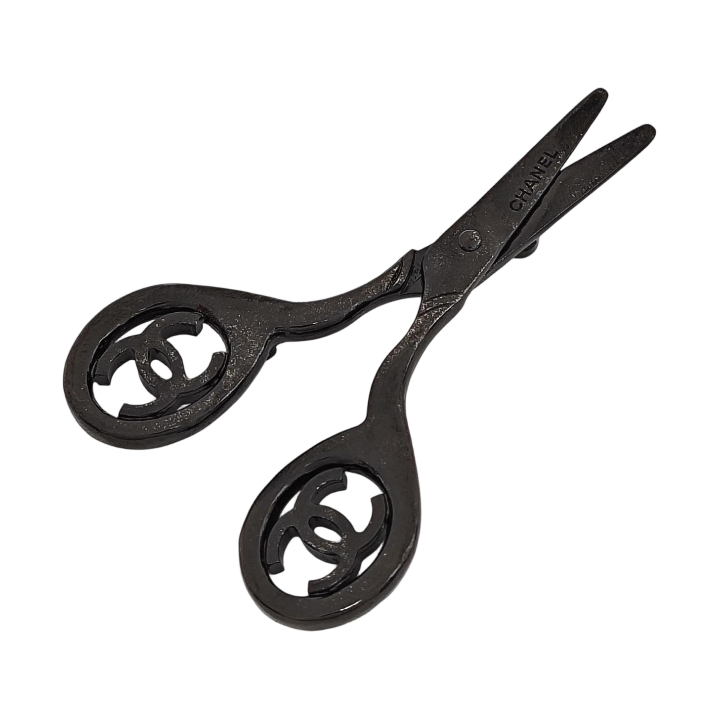 Metal Gray Brooch