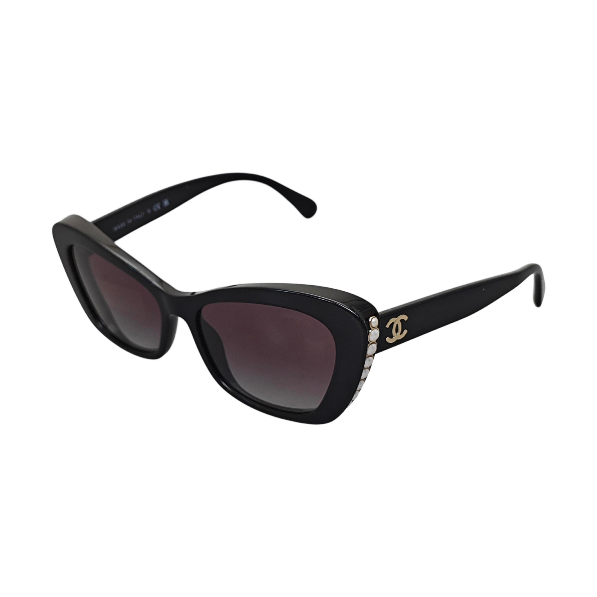 Synthetic Sunglasses Black