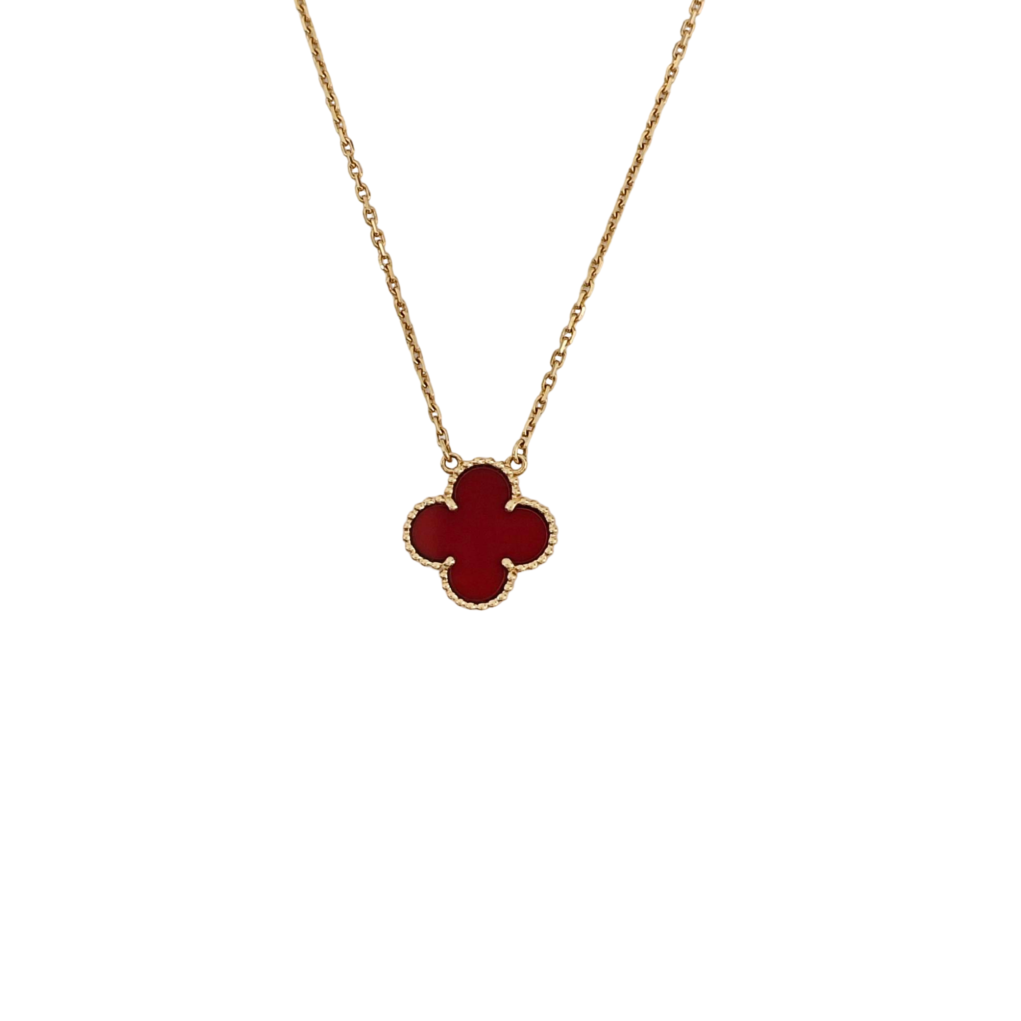 Vintage Alhambra 18k Gold Necklace