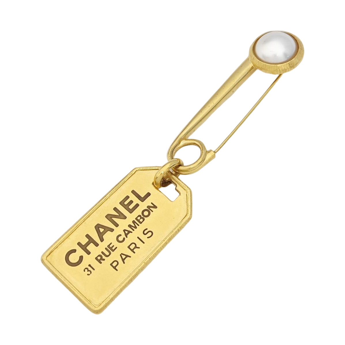 Metal Gold Brooch