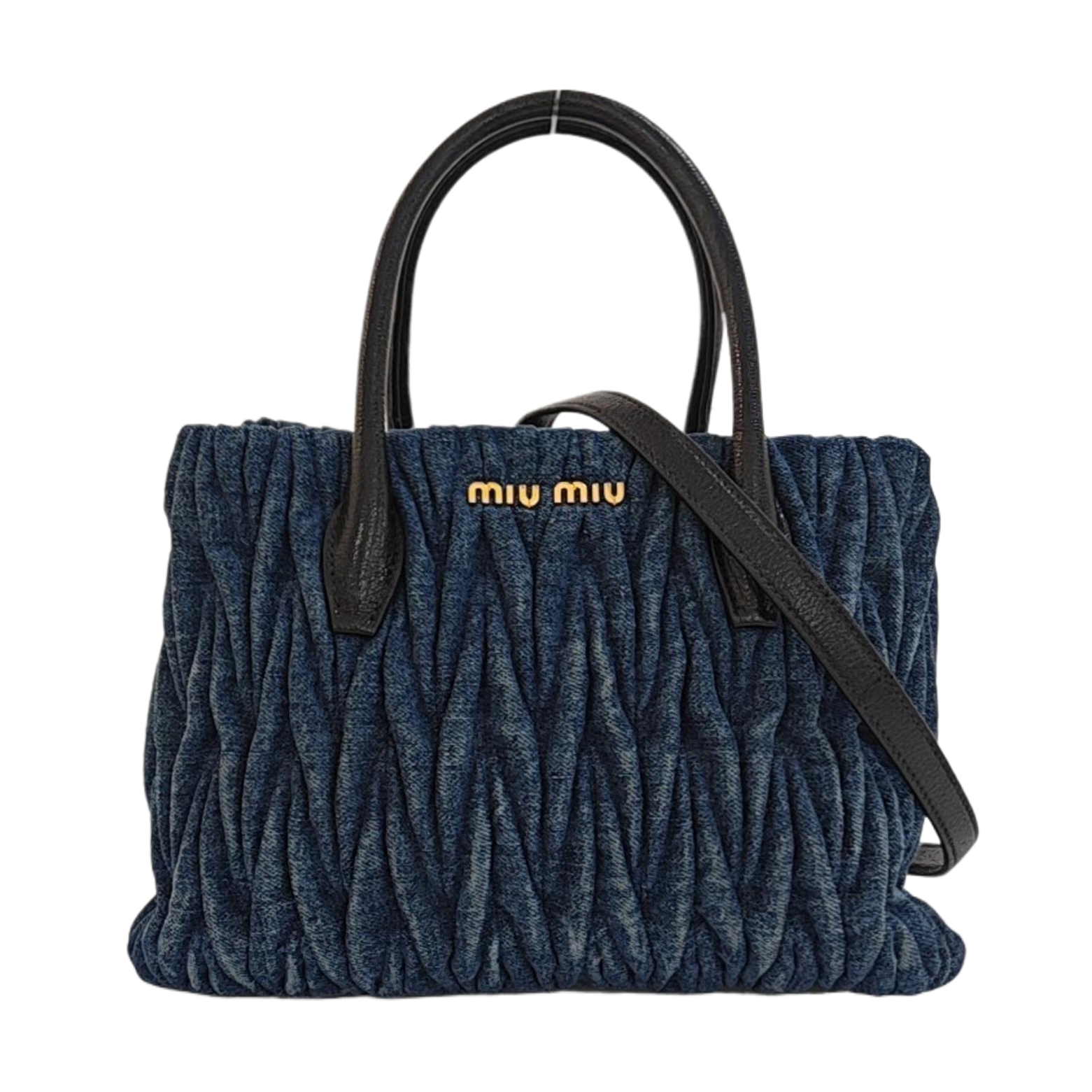 Avenue Quilted Fabric Blue