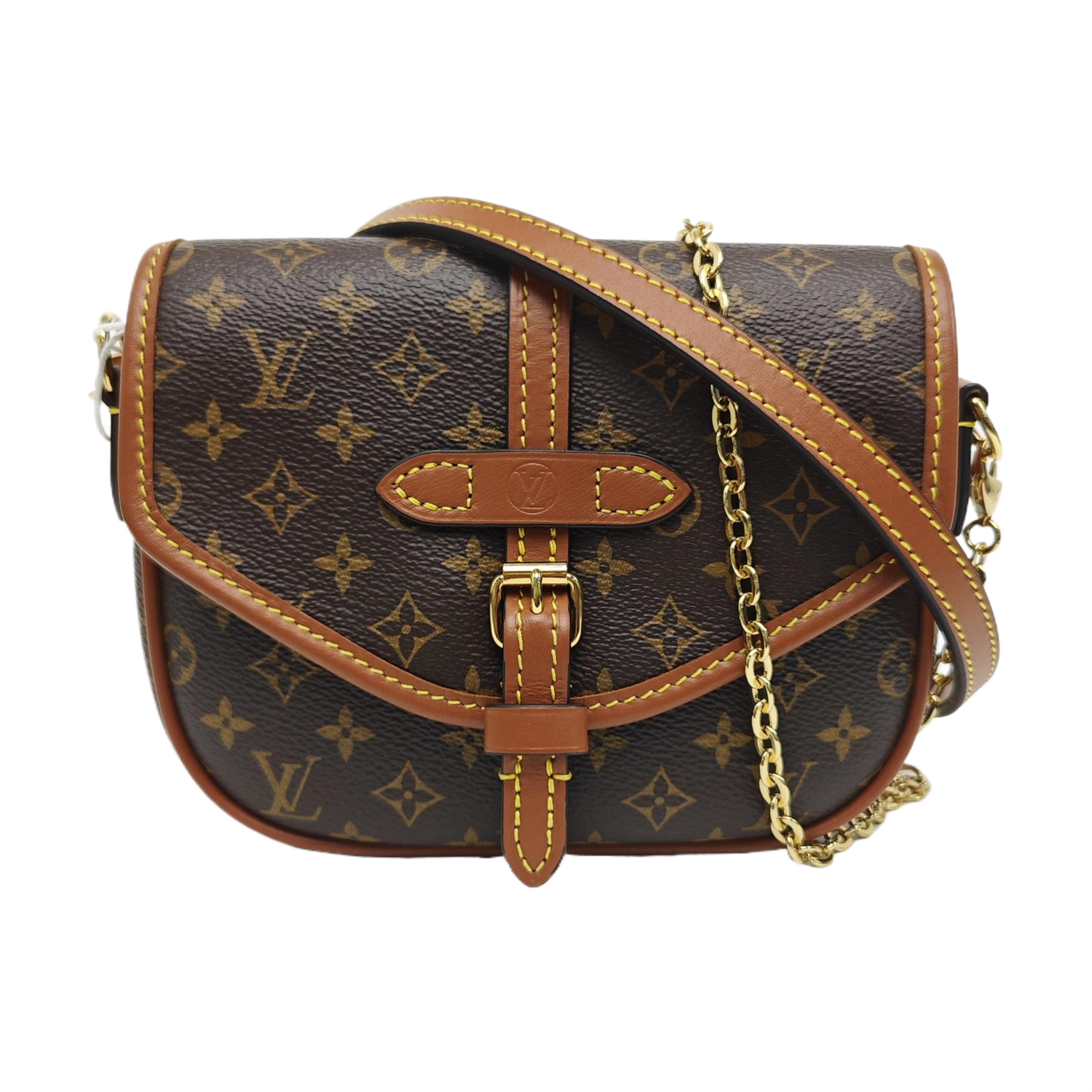 SAUMUR Monogram Coated Canvas Brown