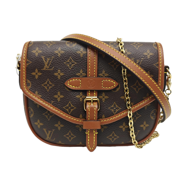SAUMUR Monogram Coated Canvas Brown
