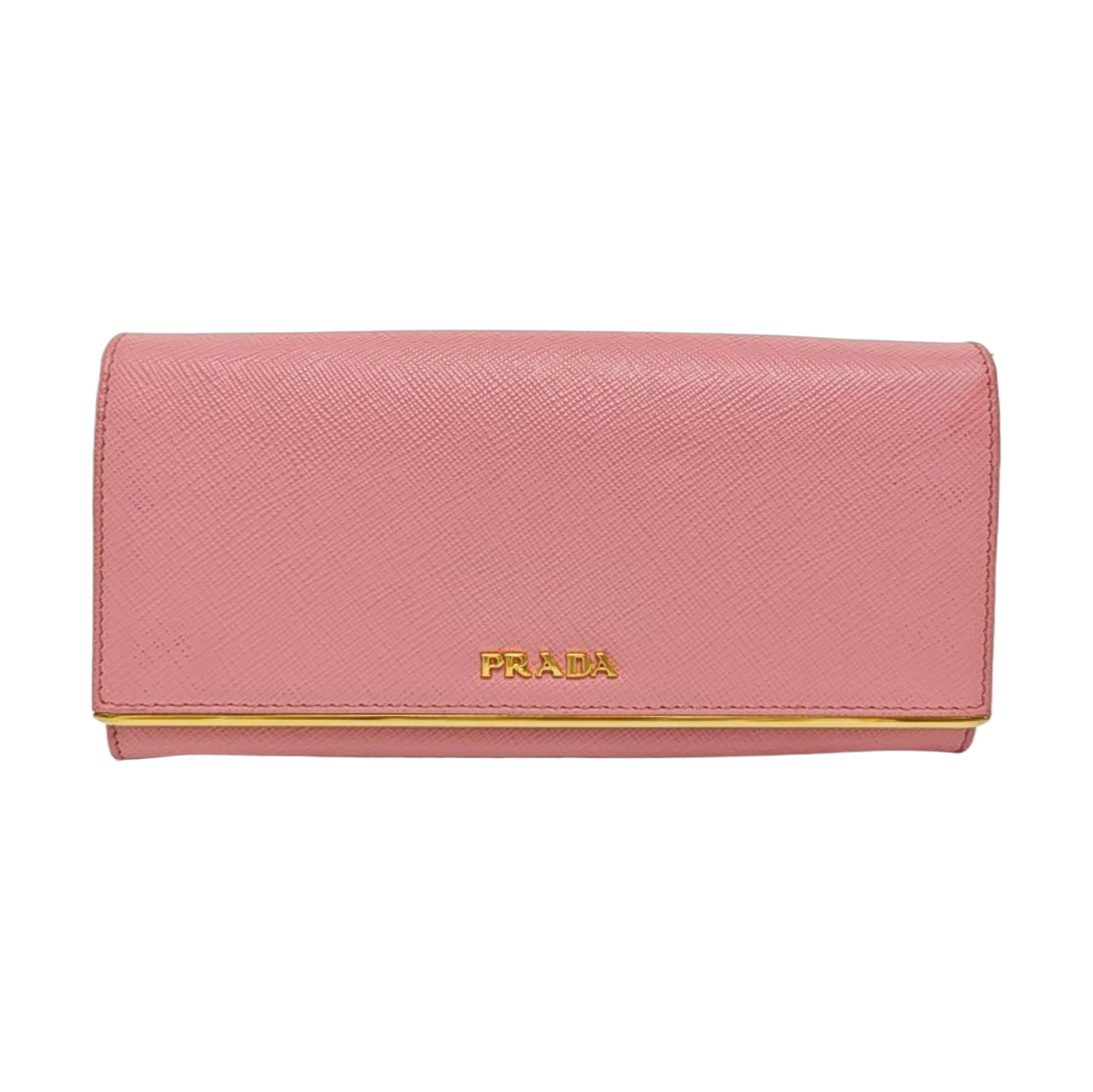 Saffiano Calfskin Wallet Pink