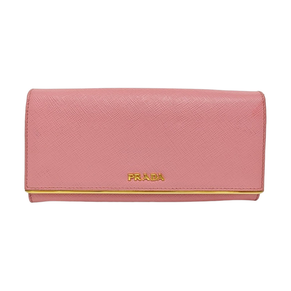 Saffiano Calfskin Wallet Pink