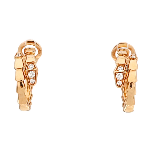 SERPENTI 18k Rose Gold Stud Earrings