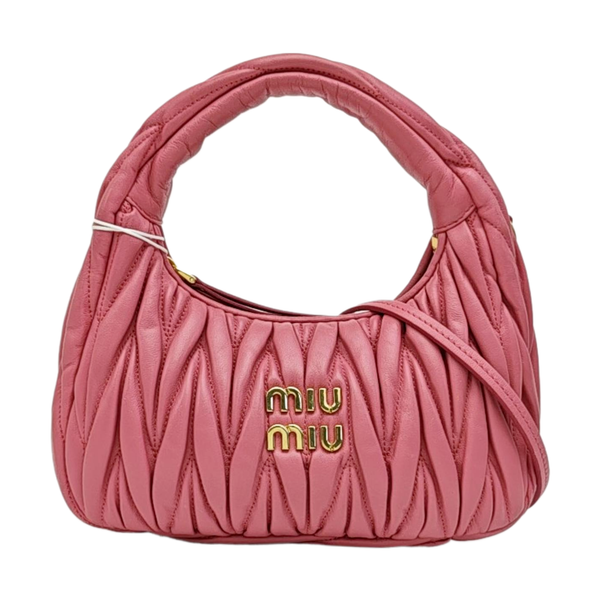 Wander Matelassé Small Quilted Lambskin Pink