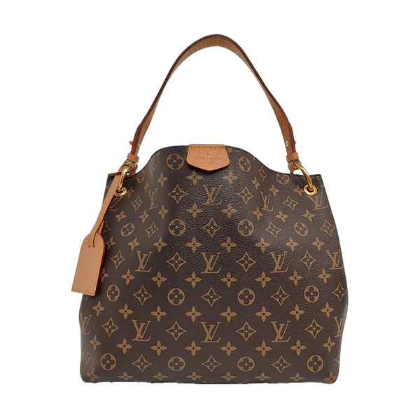 GRACEFUL TPM Monogram Coated Canvas Brown