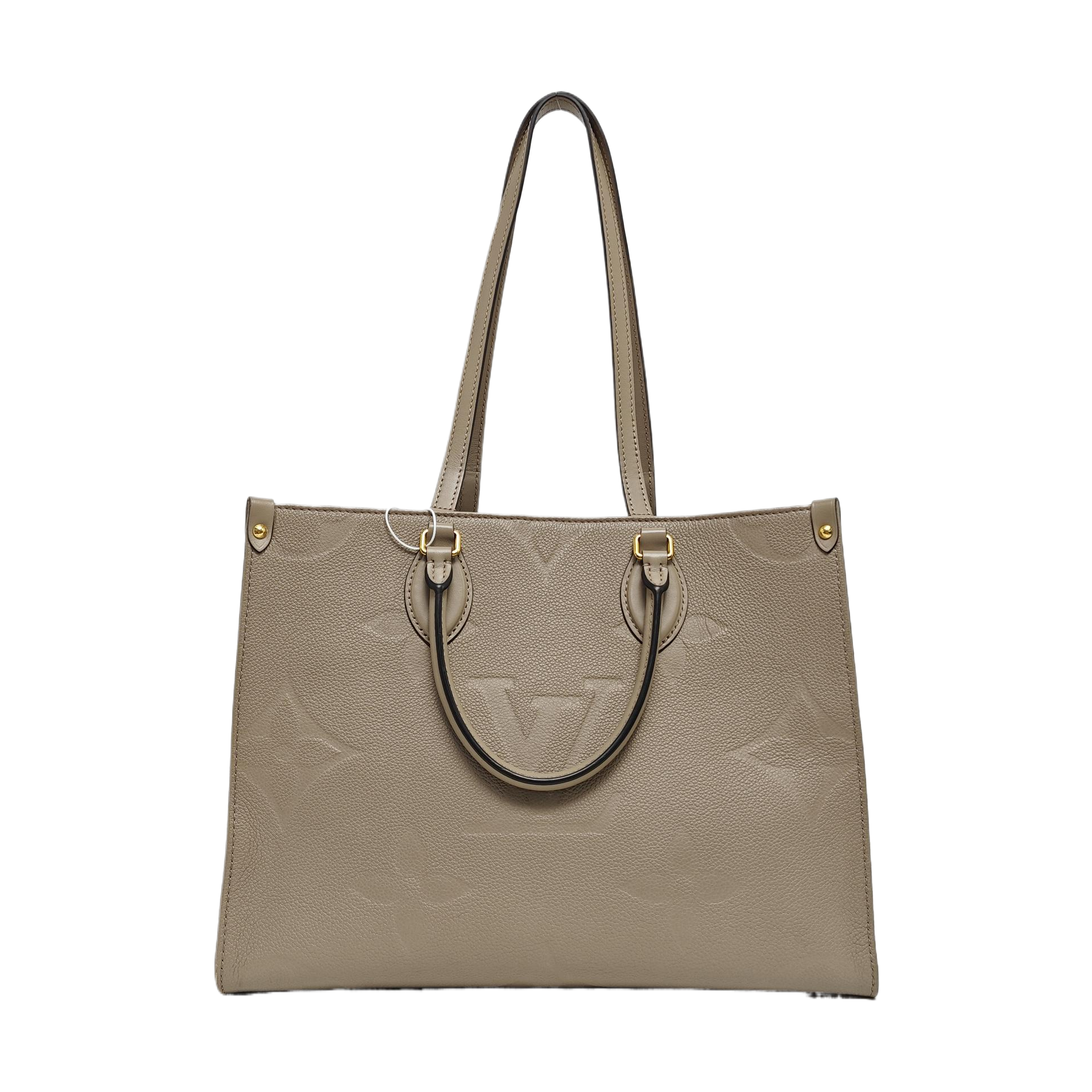 ONTHEGO MM Monogram Calfskin Gray