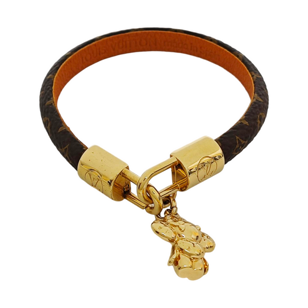 ALMA Coated Canvas Brown Bracelet
