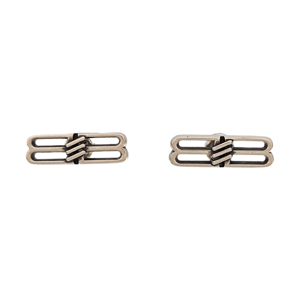 Metal Silver Stud Earrings