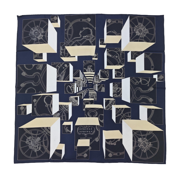 Mulberry Silk Silk Scarf Blue