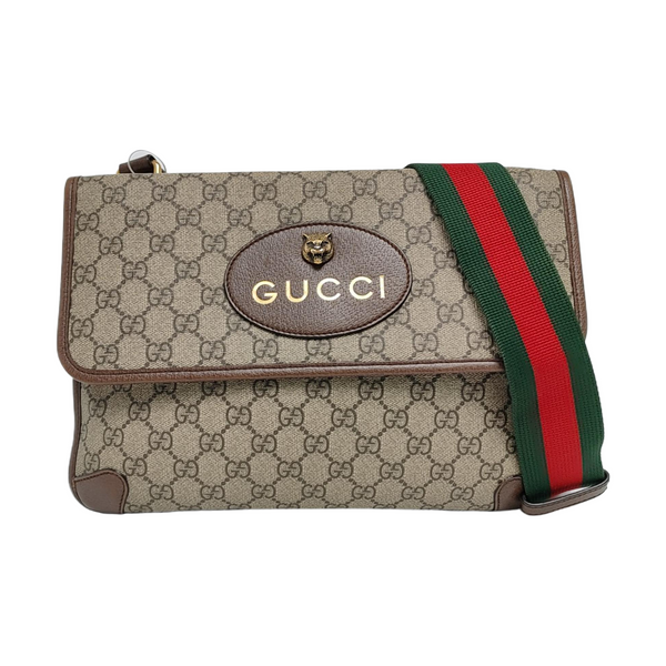 Neo Vintage Large Monogram Coated Canvas Brown