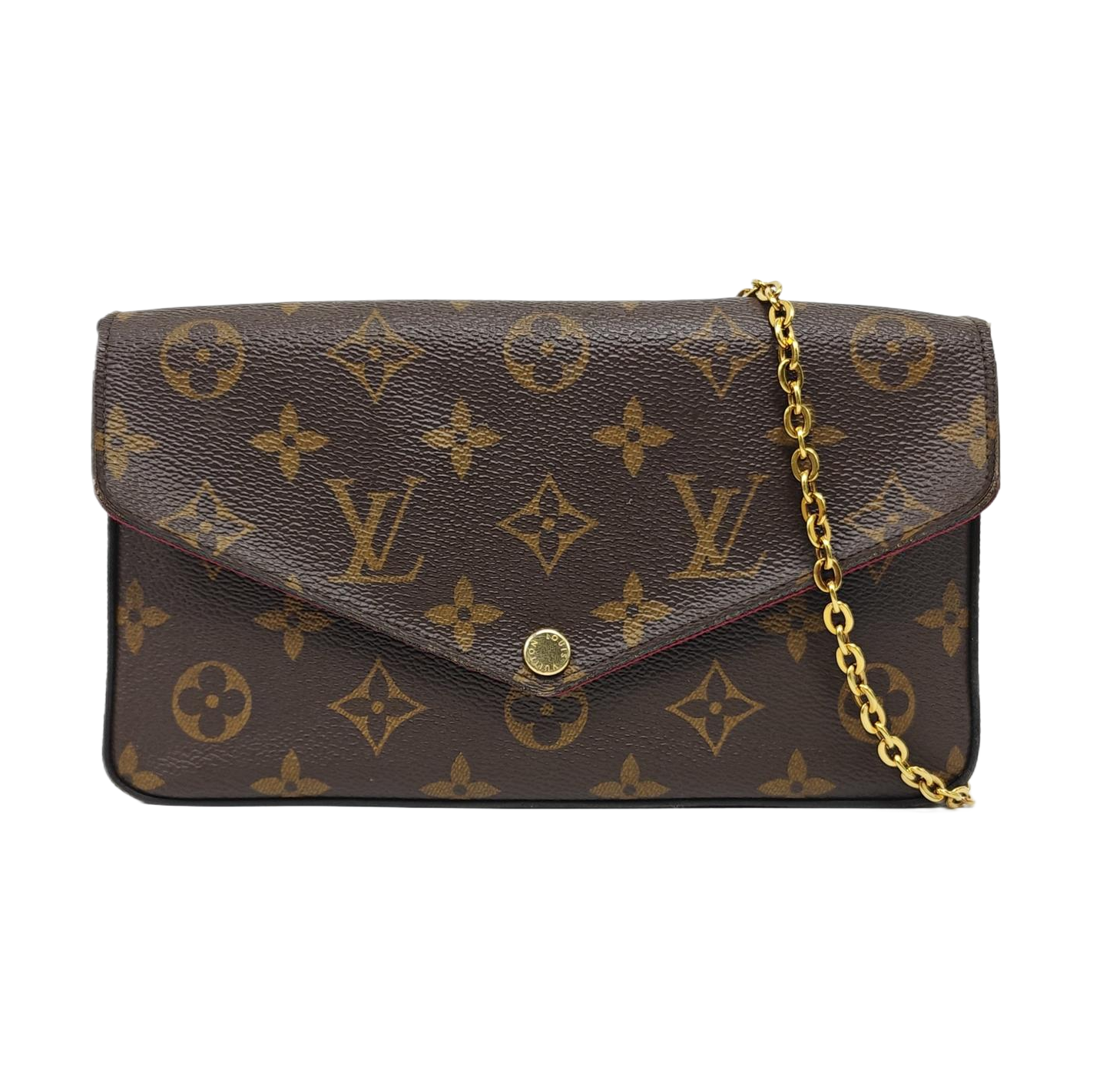 FÉLICIE Monogram Coated Canvas Brown