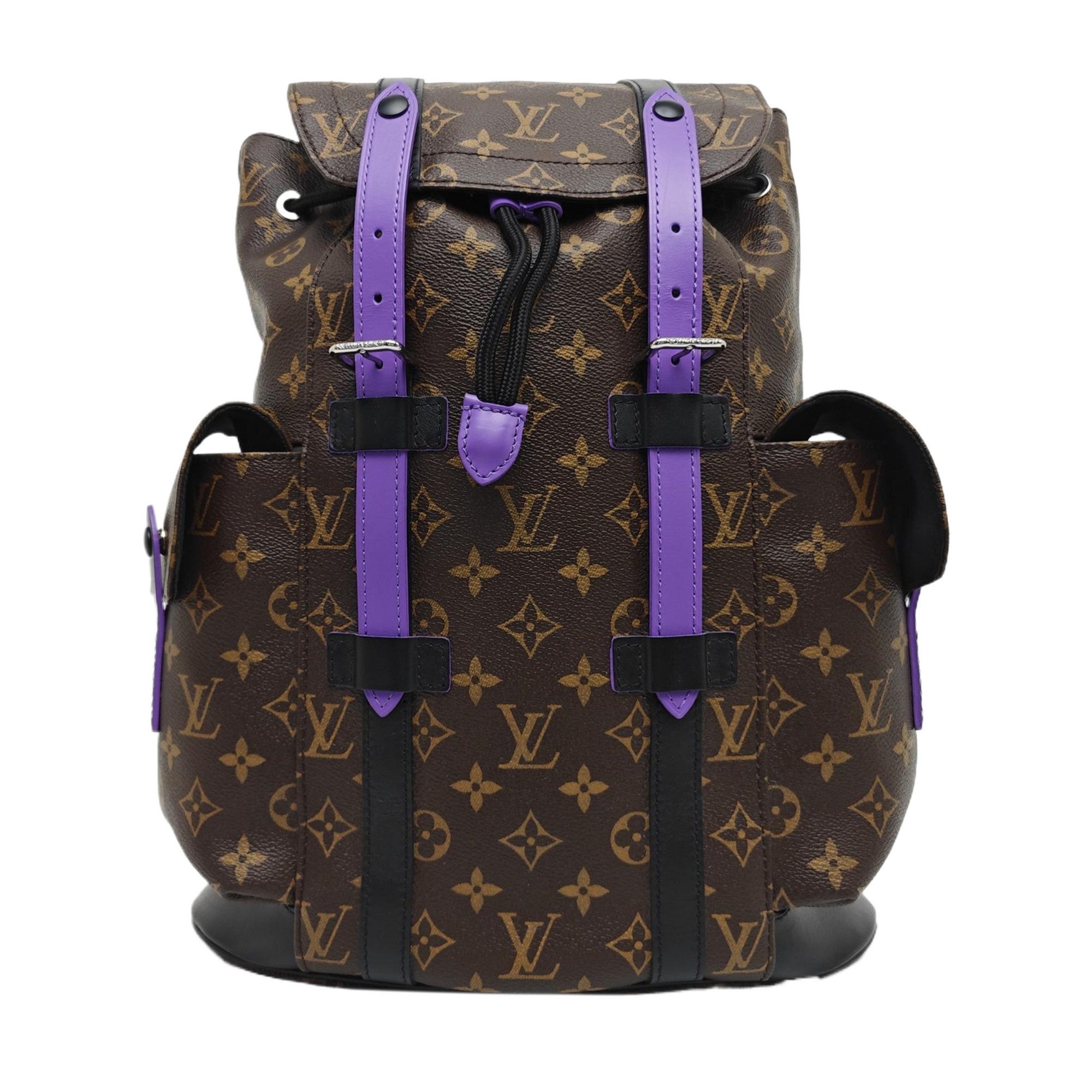 CHRISTOPHER PM Monogram Coated Canvas Brown
