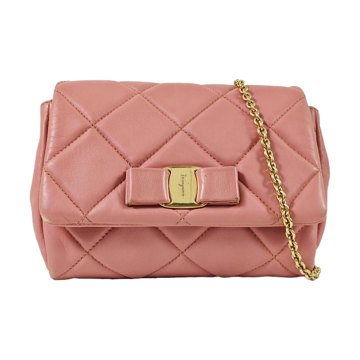 Vara Quilted Calfskin Pink