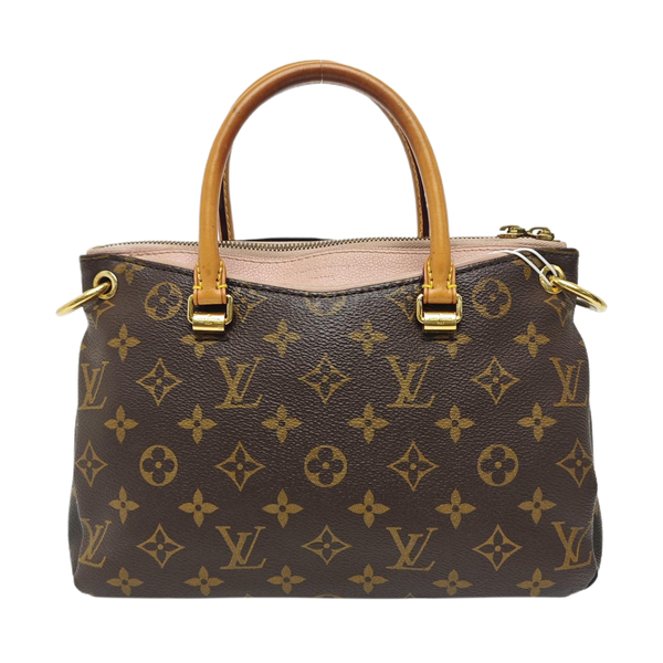 PALLAS BB Monogram Coated Canvas Brown