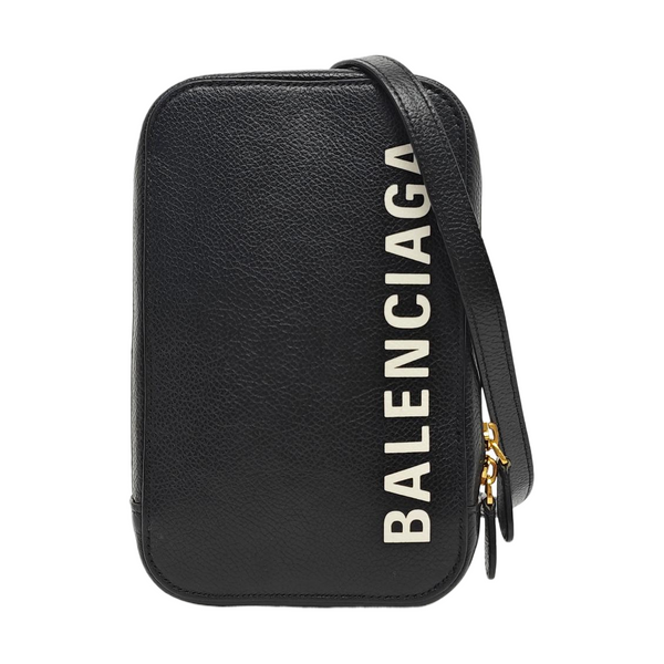 Calfskin Crossbody Bag Black