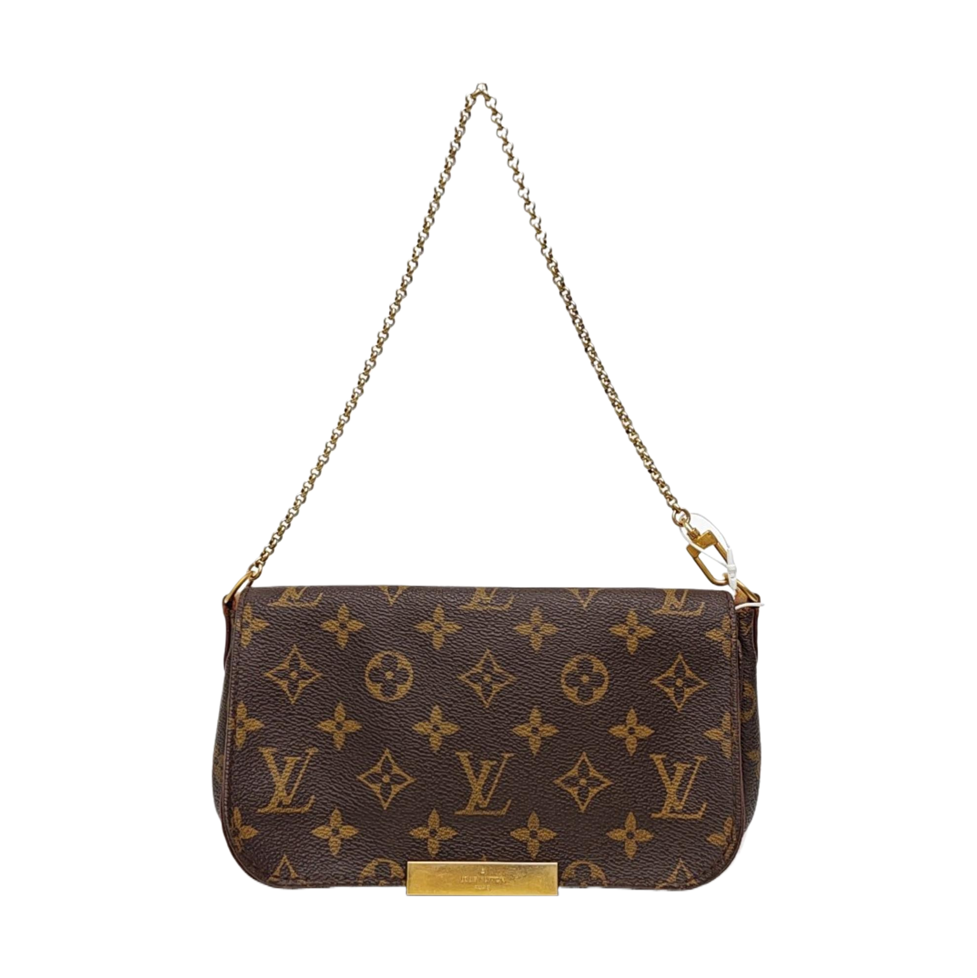 FAVORITE PM Monogram Coated Canvas Brown
