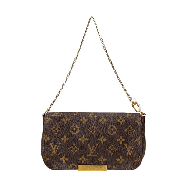 FAVORITE PM Monogram Coated Canvas Brown